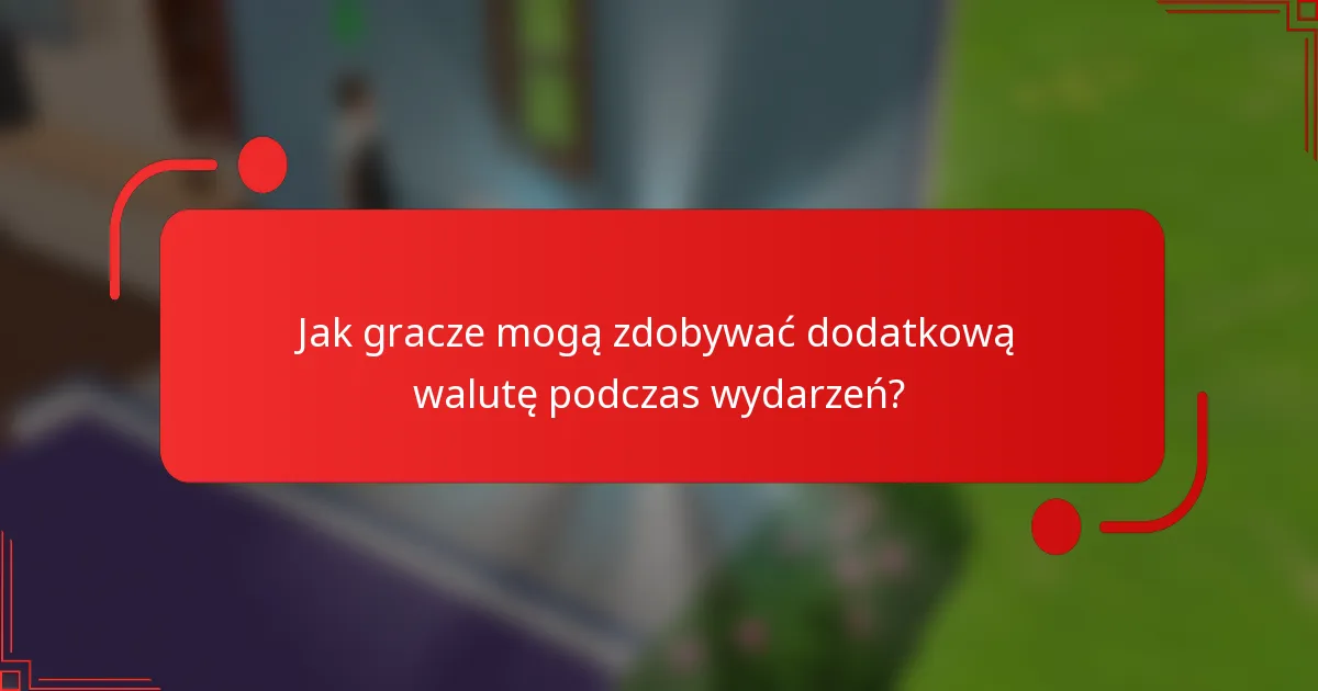 Jak gracze mogą zdobywać dodatkową walutę podczas wydarzeń?